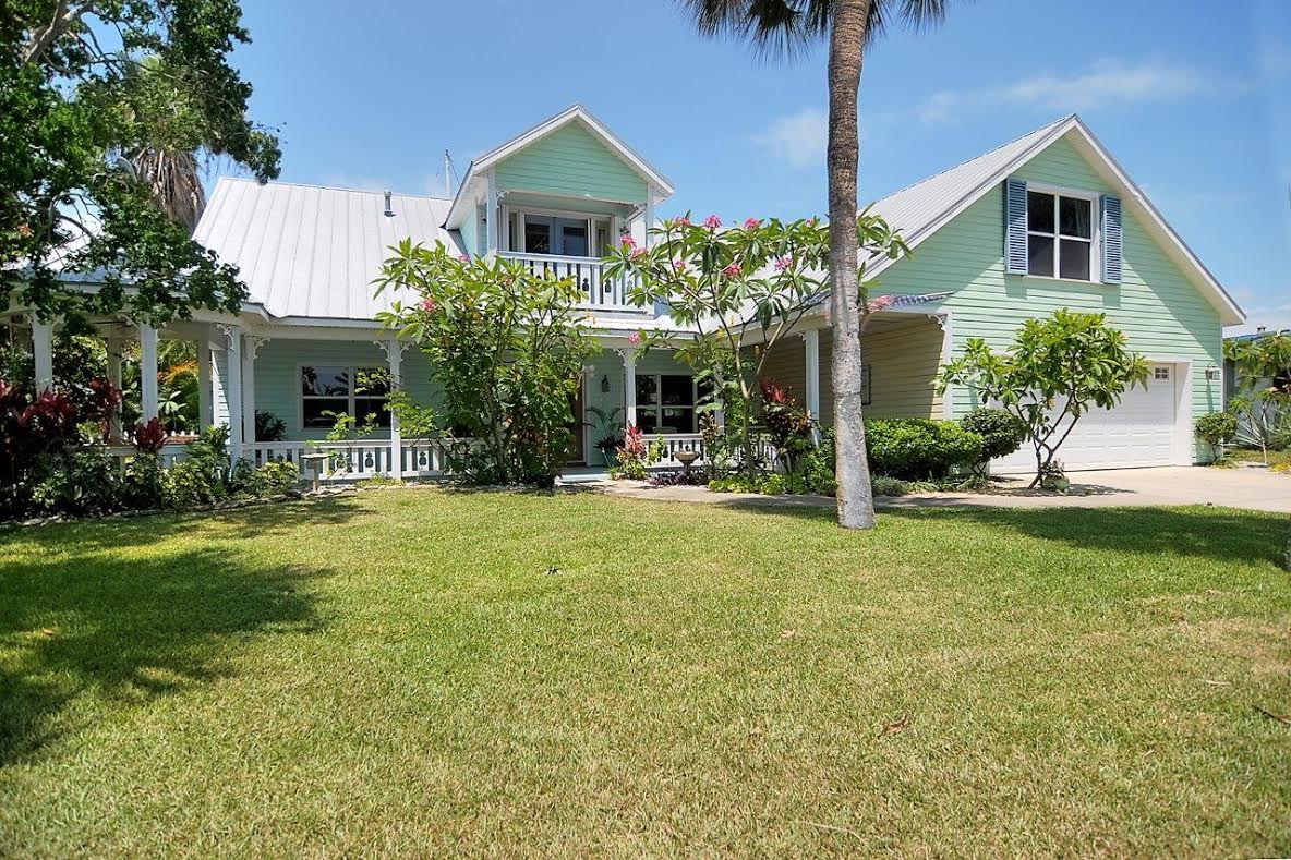 You're In Luck! This Satellite Beach, Key WestStyle Waterfront Home is