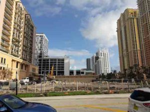 Denny's Sunny Isles being demolished