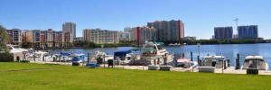 Waterfront living in Winston Towers condo complex