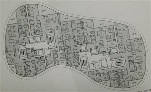 Flow through floor plan Ritz-Carlton