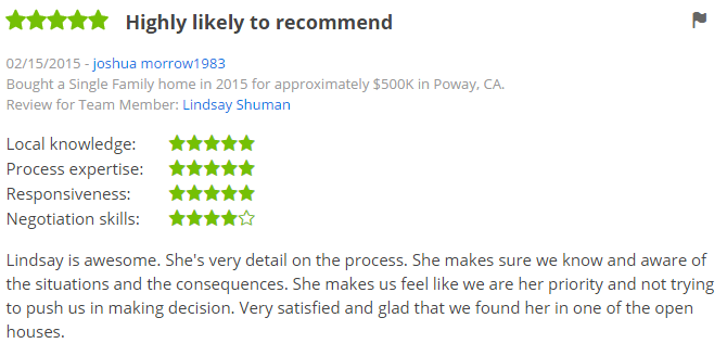 San Diego Zillow Premier Agents in San Diego - 5 Star Zillow Agents in Poway - The Lewis Team San Diego
