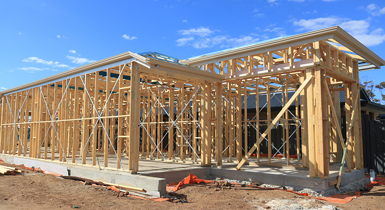 Image of home in process of being built