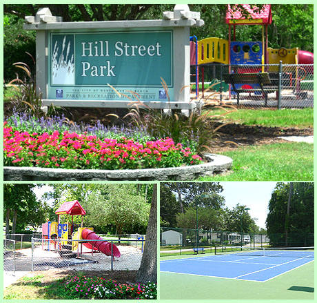Hill Street Park at Cherry Grove Cottages