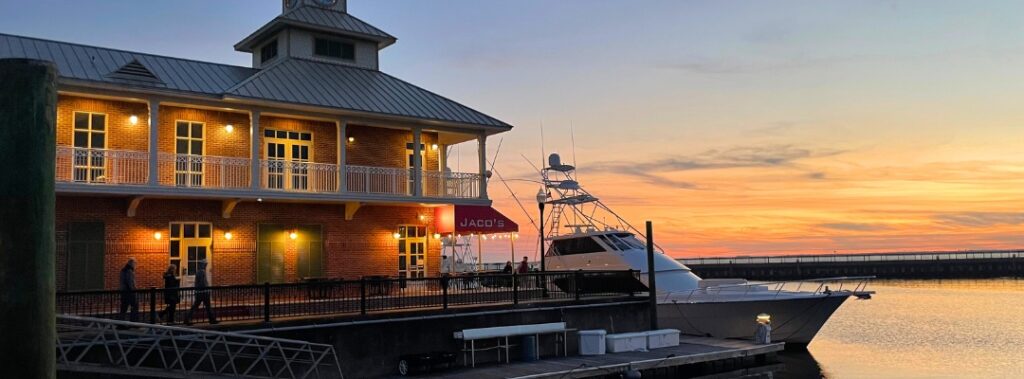 Downtown Pensacola by the Palafox Pier