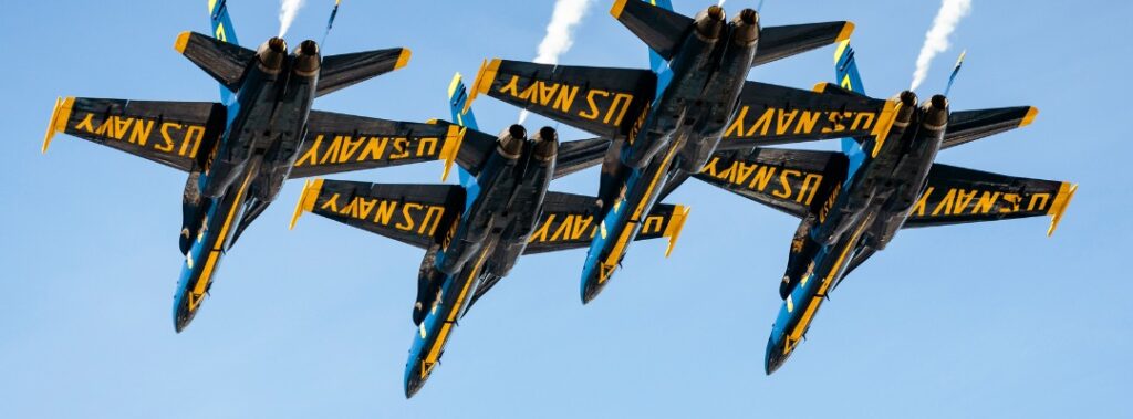 Blue Angels in Formation