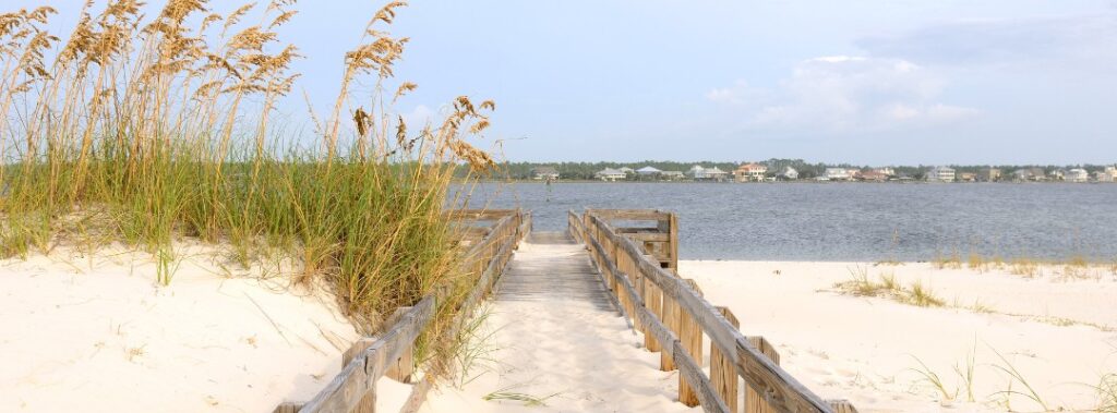 quiet coastal community