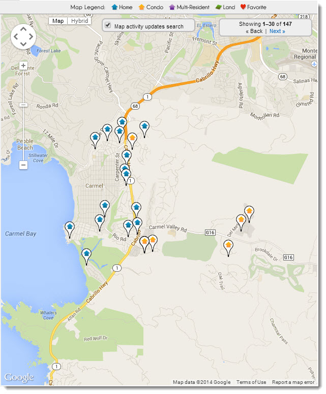 Carmel homes for Sale Under 1 Million