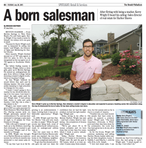 Read Kerry's Spotlight in The Herald-Palladium