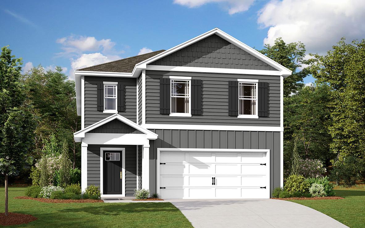 Loganberry Village, Elm model front