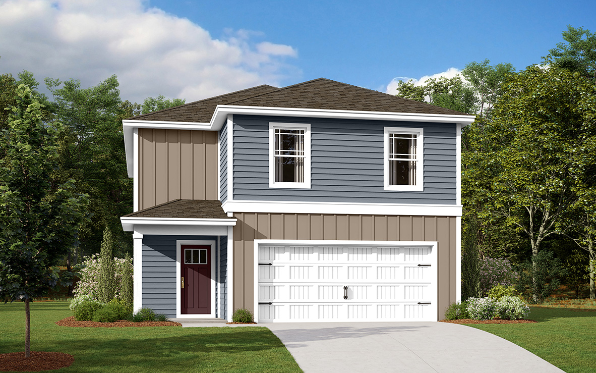 Loganberry Village, Pine model front