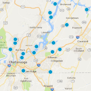 Interactive Map Search