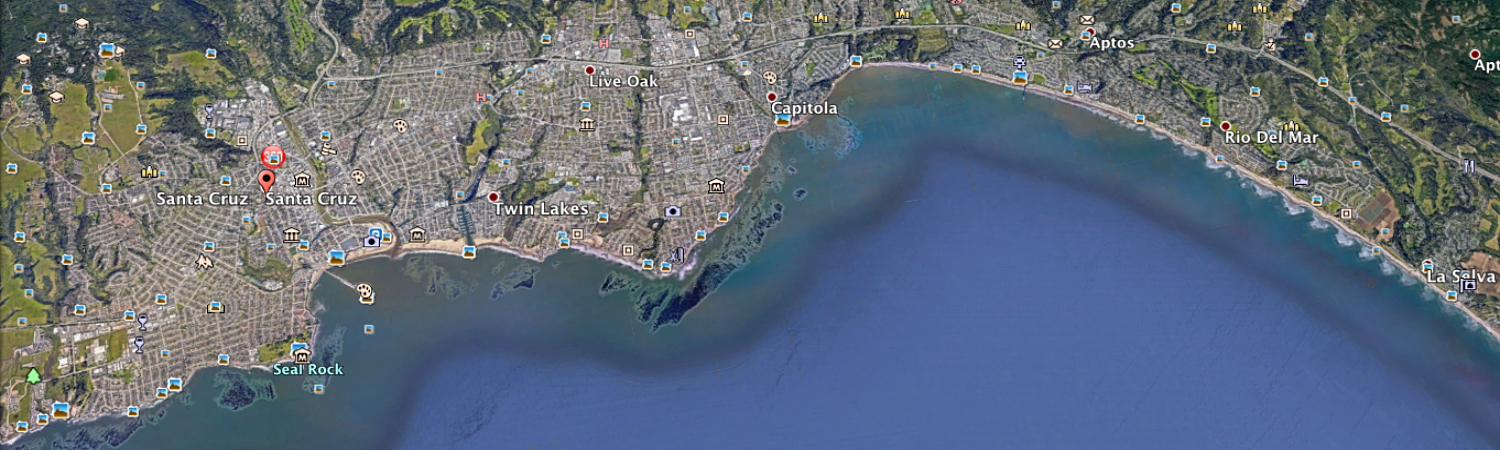 Santa Cruz Area Aerial