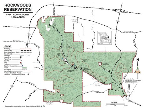 map rockwoods reservation