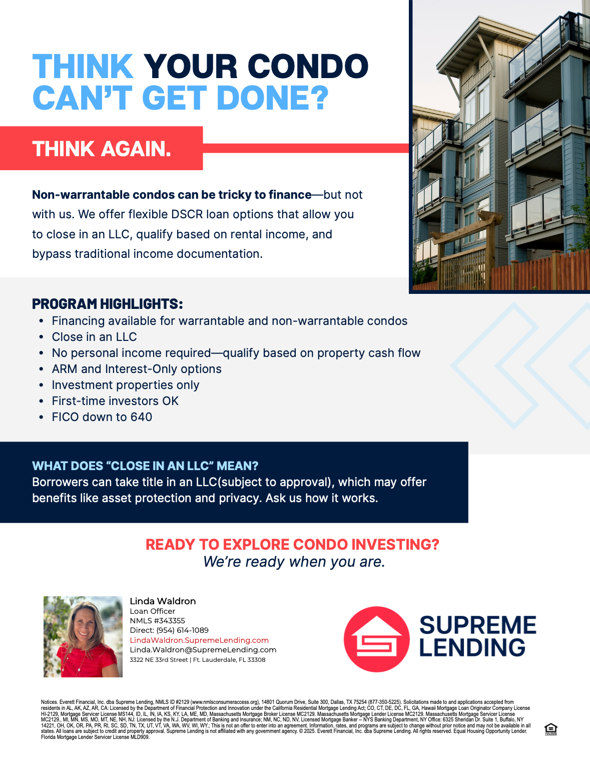 Investor Loan Possibilities
