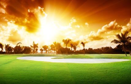 Golfing is a passion for many and when the Sun goes down.. these greens turn into a miraculous sight of pure unwavering beauty