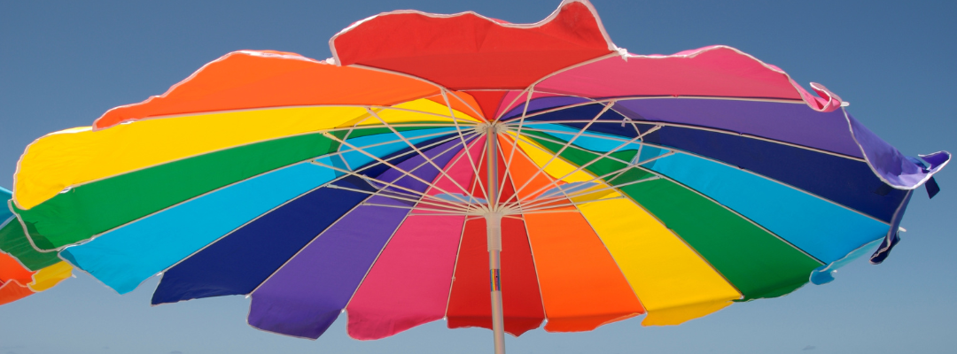 rainbow umbrella