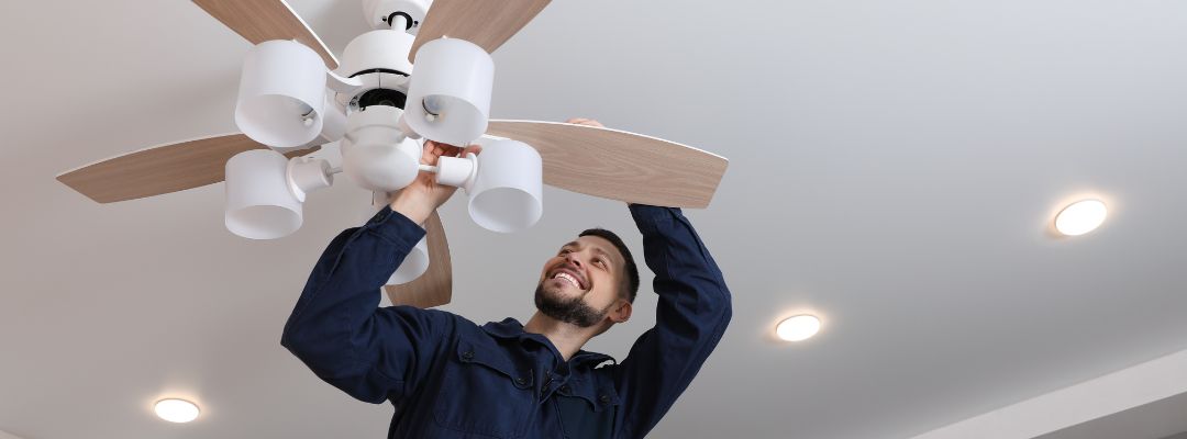 Man getting home ready to sell