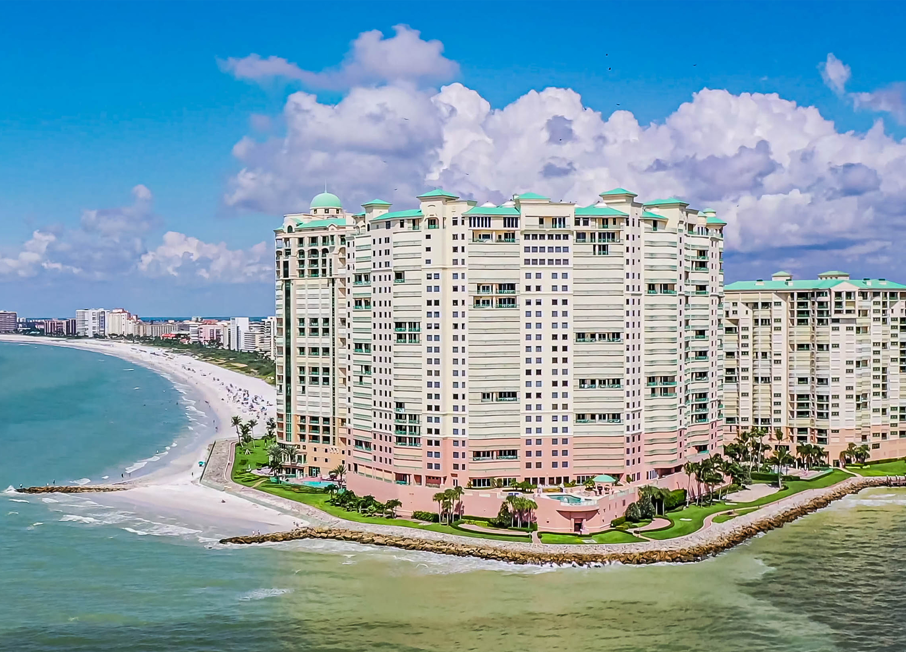 Marco Island waterfront condos beachfront Gulf and bay condominiums
