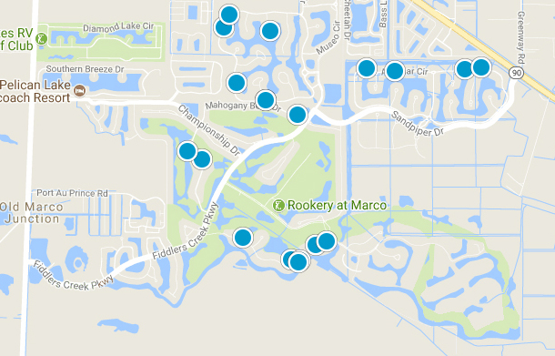 Dorado Fiddler's Creek luxury coach home map search