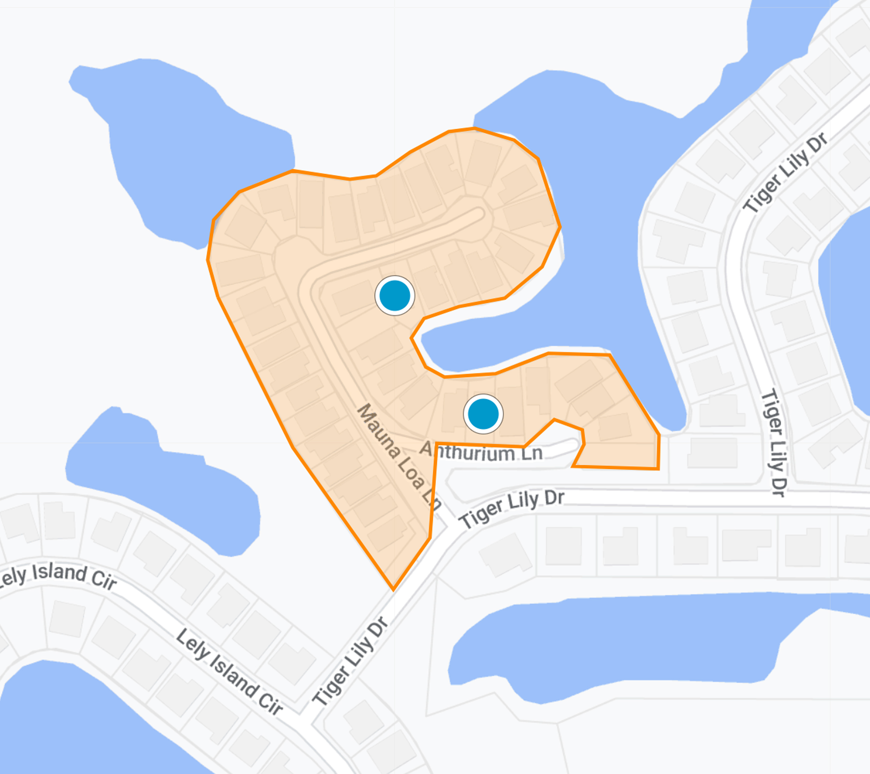 Chatham Pointe at Lely Resort map search