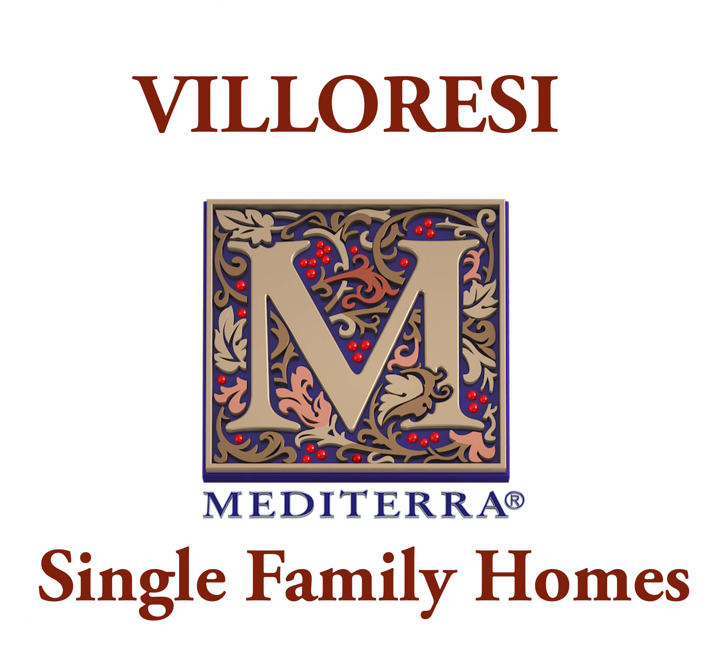 Villoresi courtyard villas at Mediterra Naples