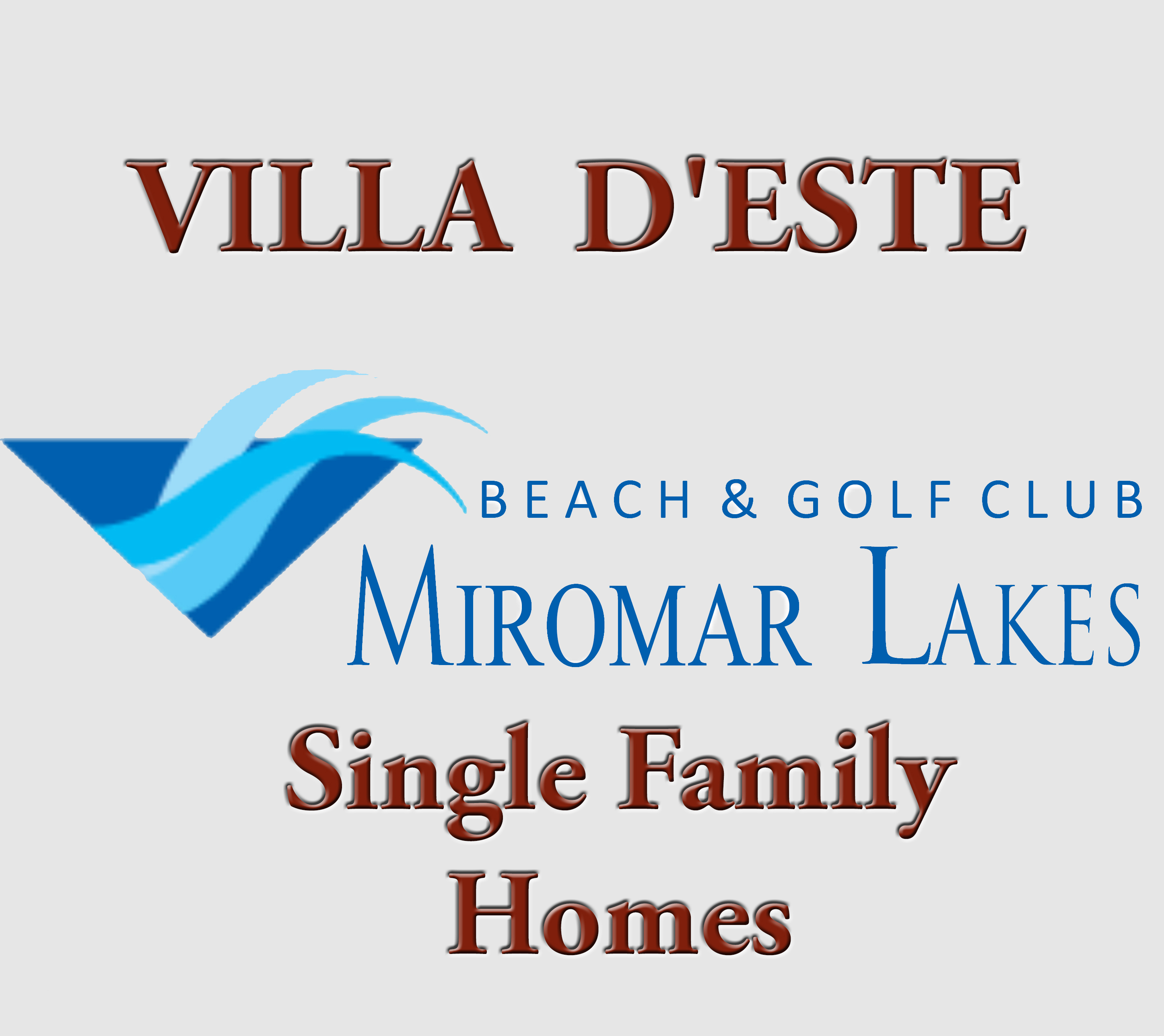 Miromar Lakes VILLA D'ESTE Homes