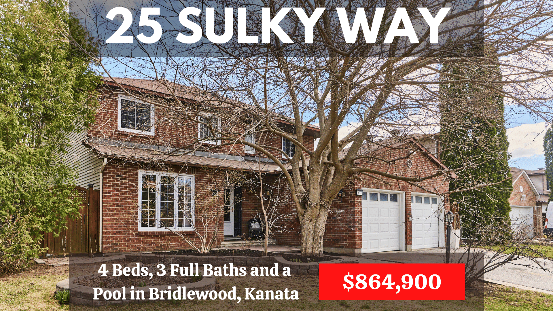 25 Sulky Way, Bridlewood Kanata