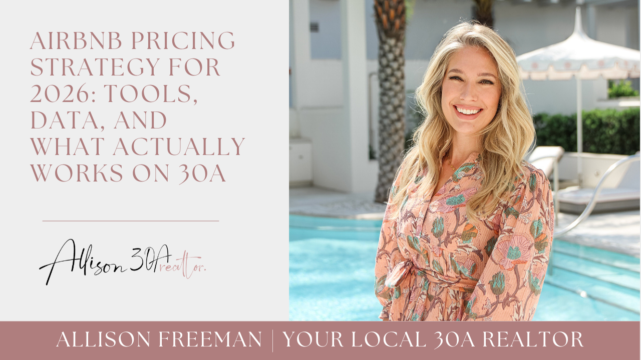 Airbnb pricing strategy for 2026 on 30A