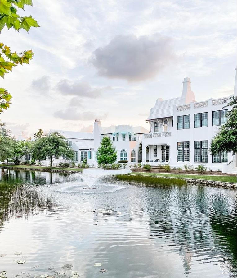 The distinctive architecture of Alys Beach commands some of 30A's highest per-square-foot prices, making community-specific expertise essential.
