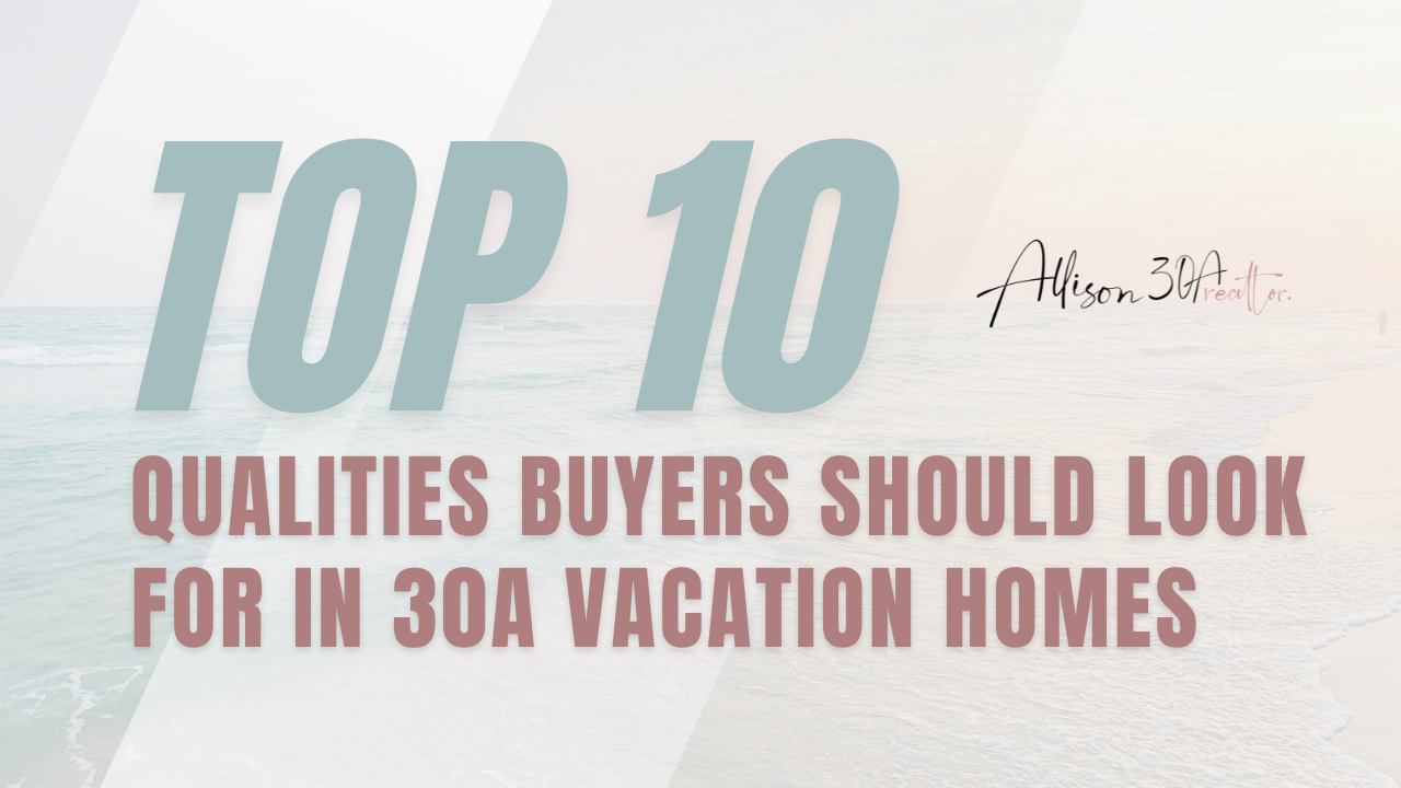 Top 10 Qualities 30A STRs