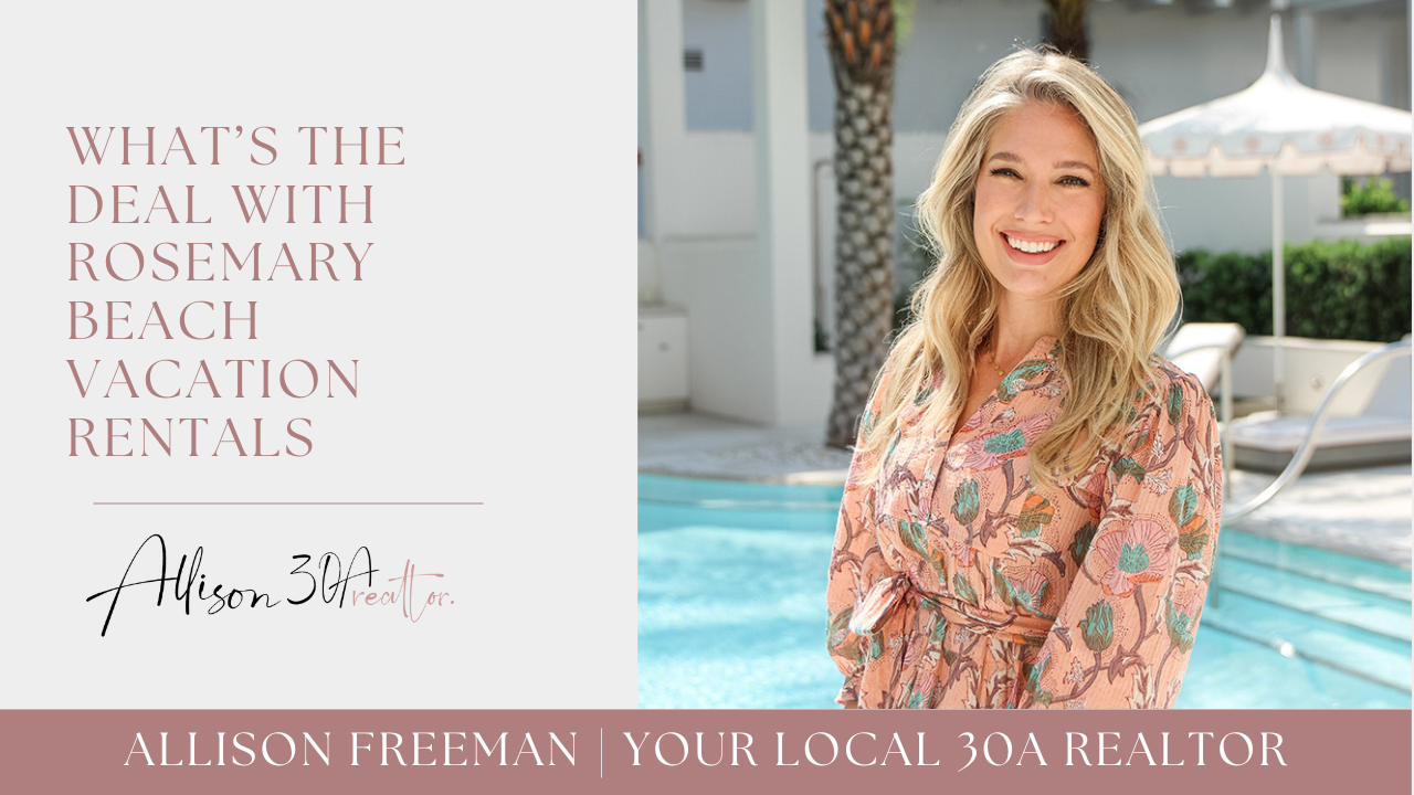 Rosemary Beach vacation homes and rentals on 30A