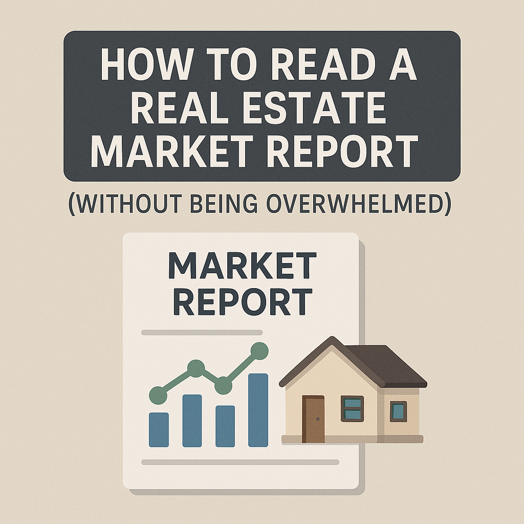 How to Read a Real Estate Market Report Without Feeling Overwhelmed