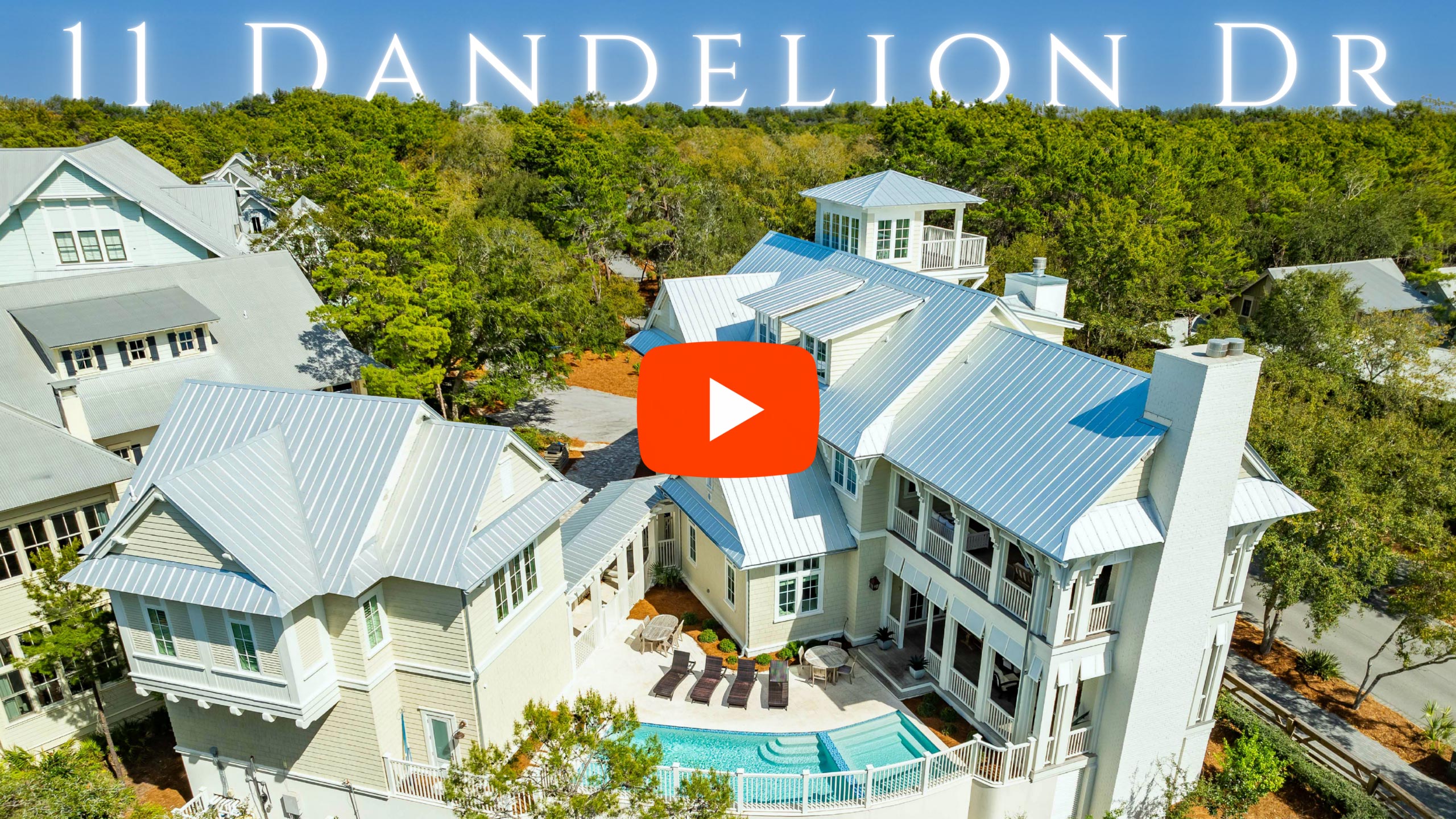 11 Dandelion Drive WaterColor, FL YouTube