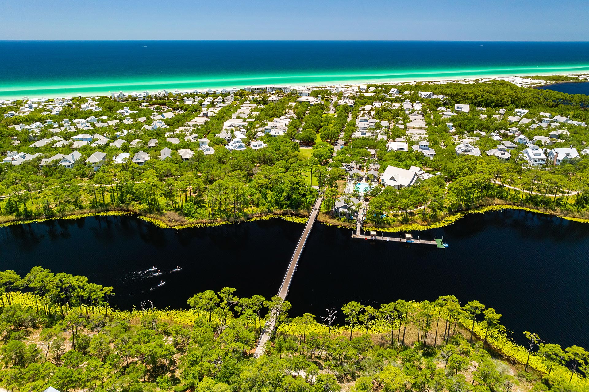Watercolor Boat House