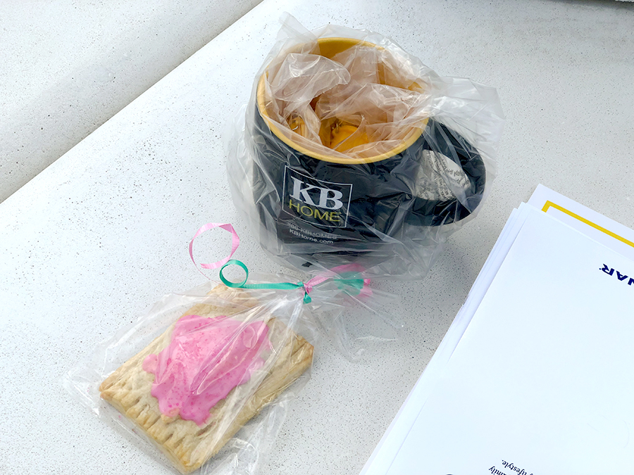 Free coffee mug and pop tart