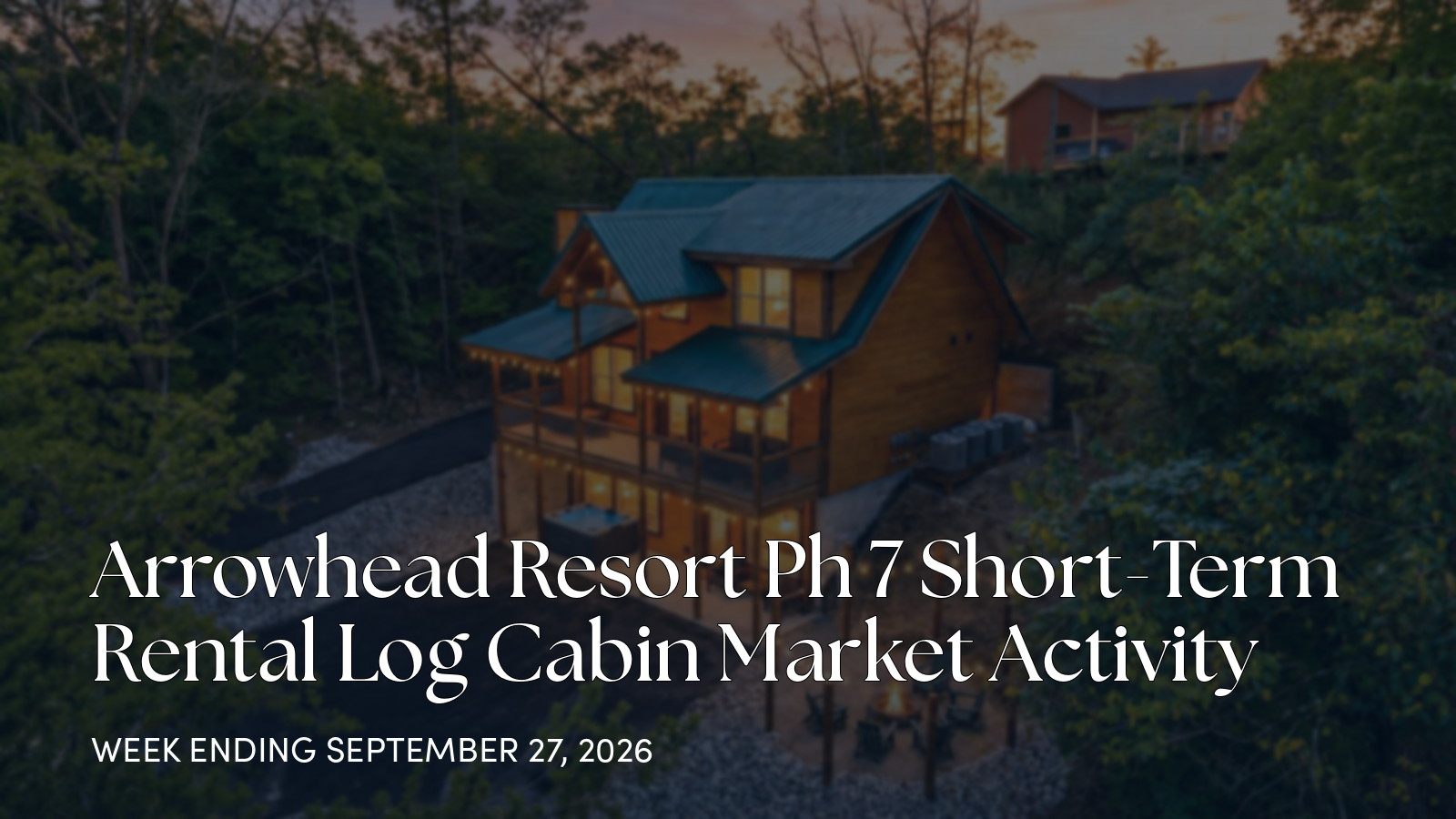 Arrowhead Resort Ph 7 Weekly Market Update for the week ending September 27, 2026