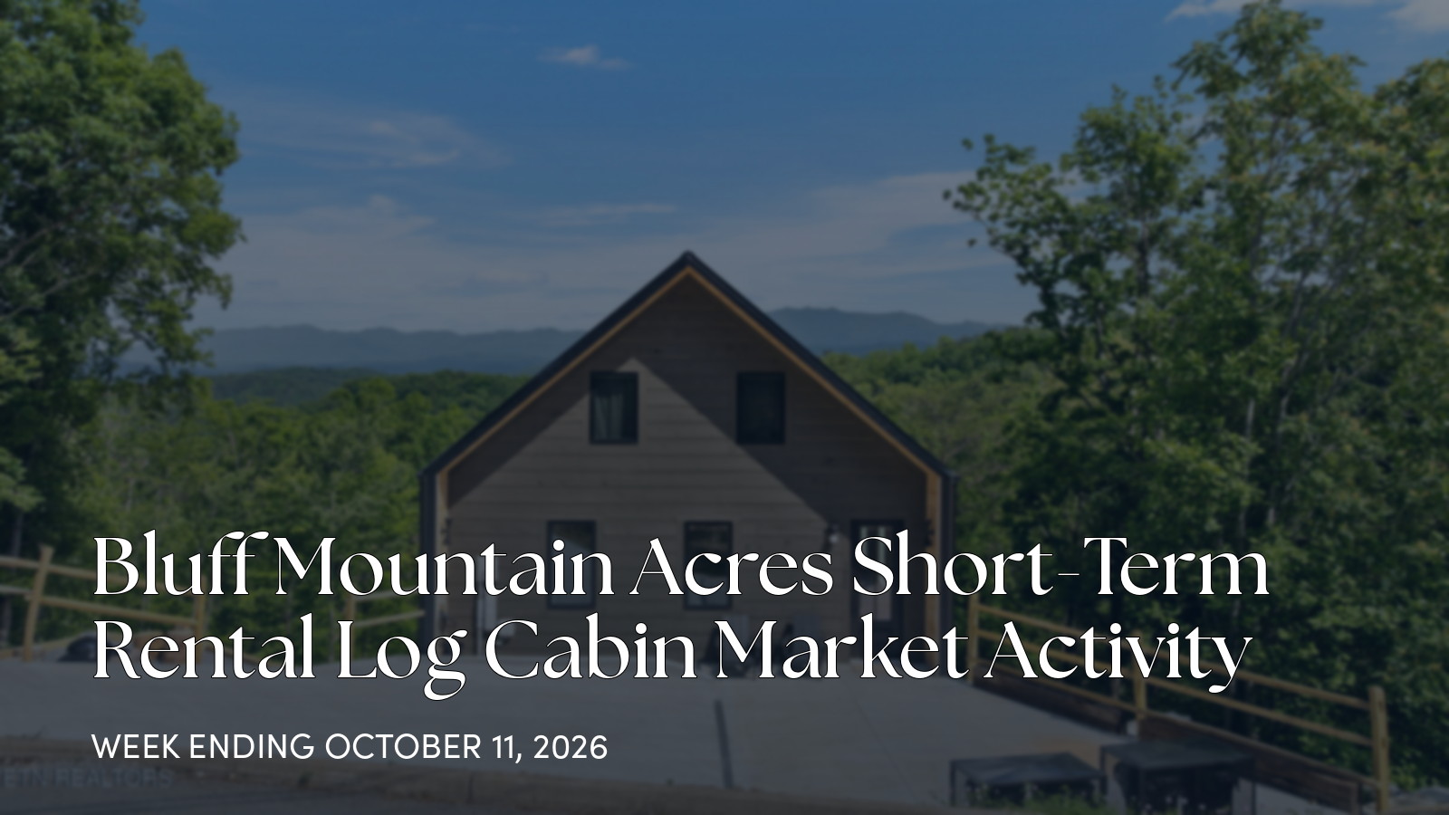 Bluff Mountain Acres Weekly Market Update: 1 Closed Sale for the week ending October 11, 2026
