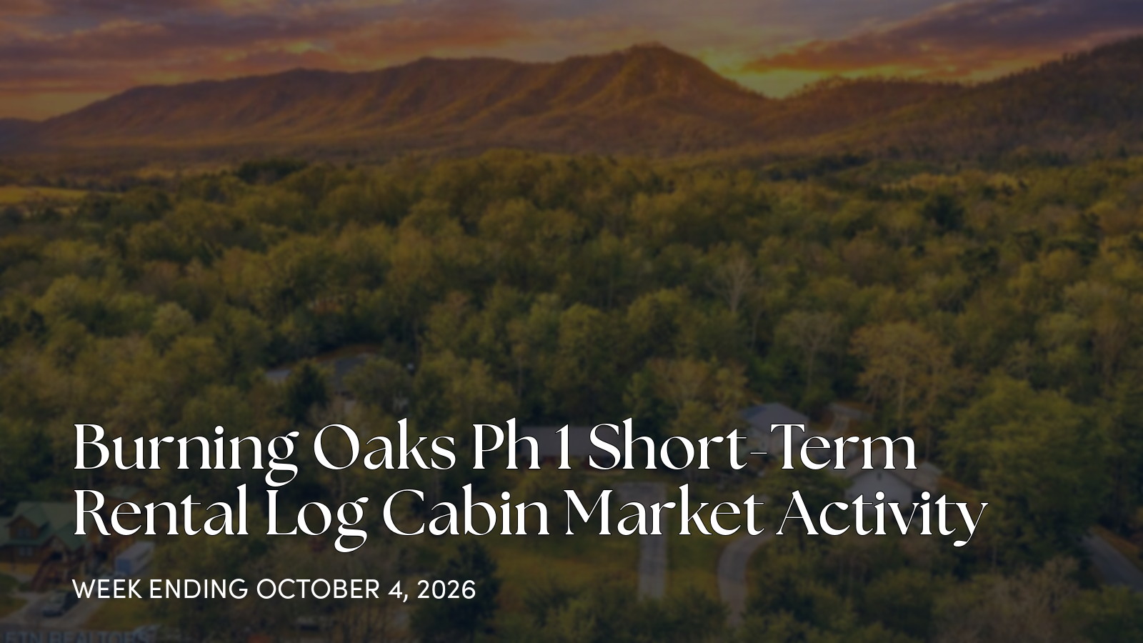 Burning Oaks Ph 1 Weekly Market Update for the week ending October 4, 2026