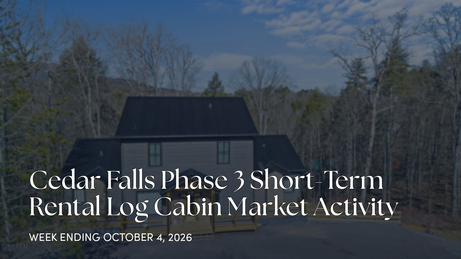 Cedar Falls Phase 3 Weekly Market Update for the week ending October 4, 2026