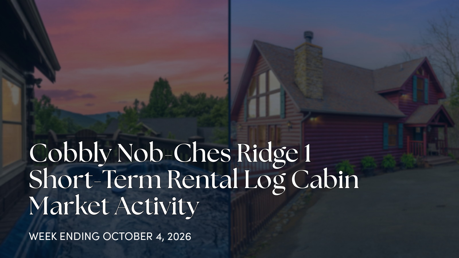 Cobbly Nob-Ches Ridge 1 Weekly Market Update for the week ending October 4, 2026