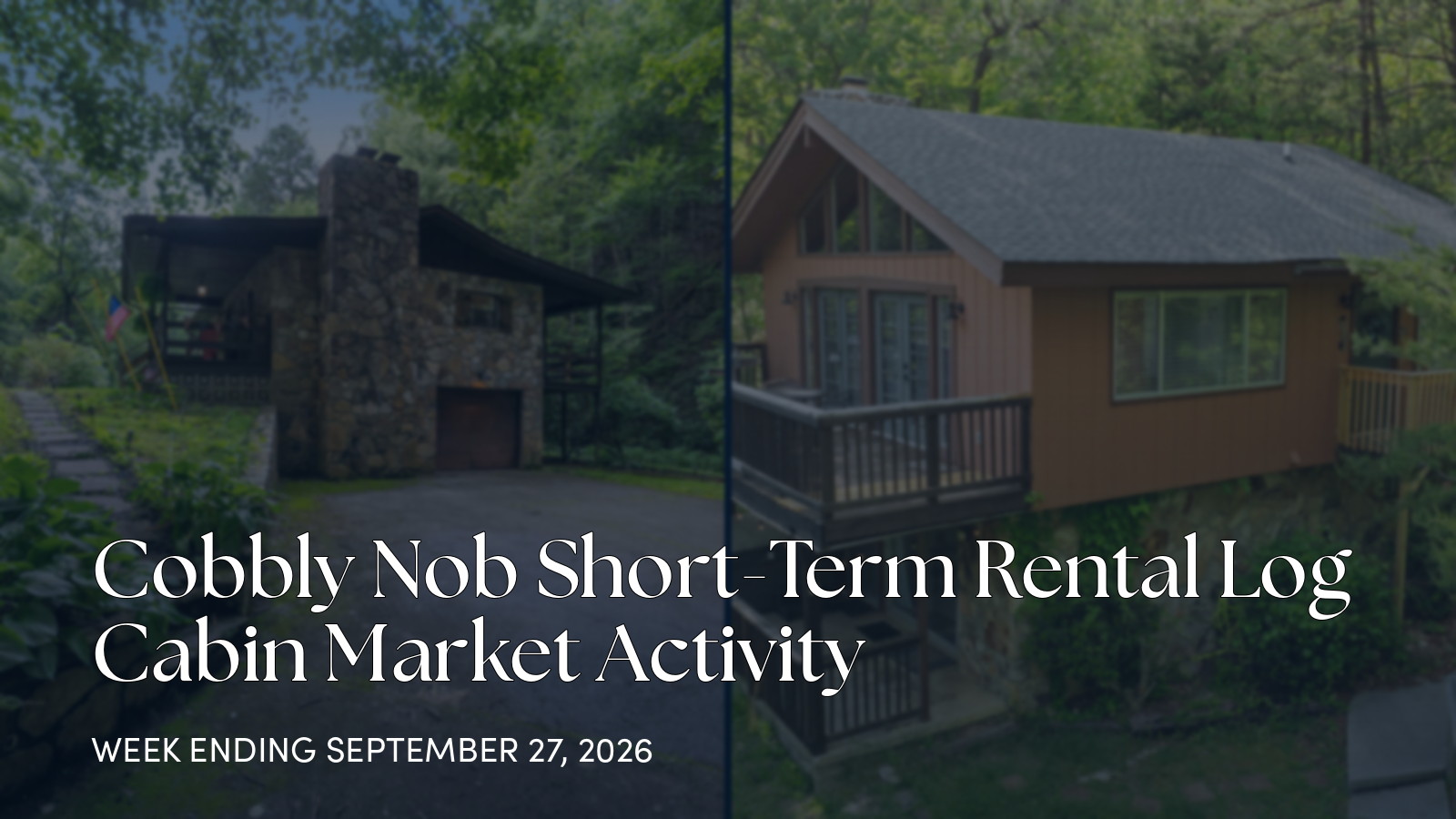 Cobbly Nob Weekly Real Estate Market Update for the week ending September 27, 2026