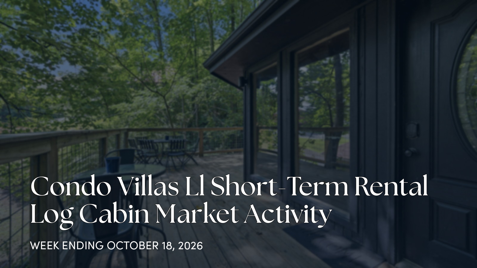 Condo Villas Ll Weekly Market Update: One Active Price Cut for the week ending October 18, 2026