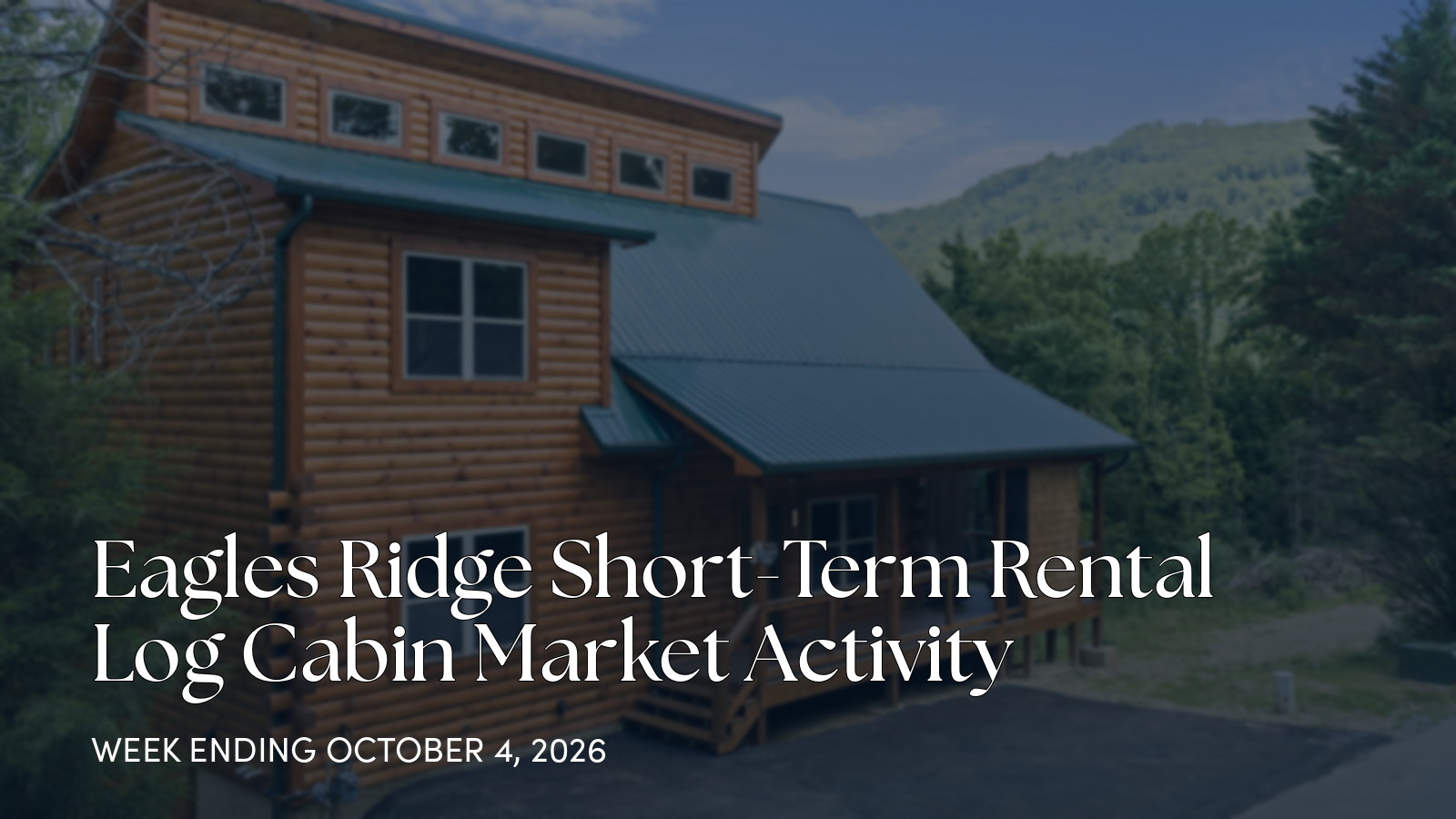 Eagles Ridge Weekly Market Update: One Closed Sale for the week ending October 4, 2026