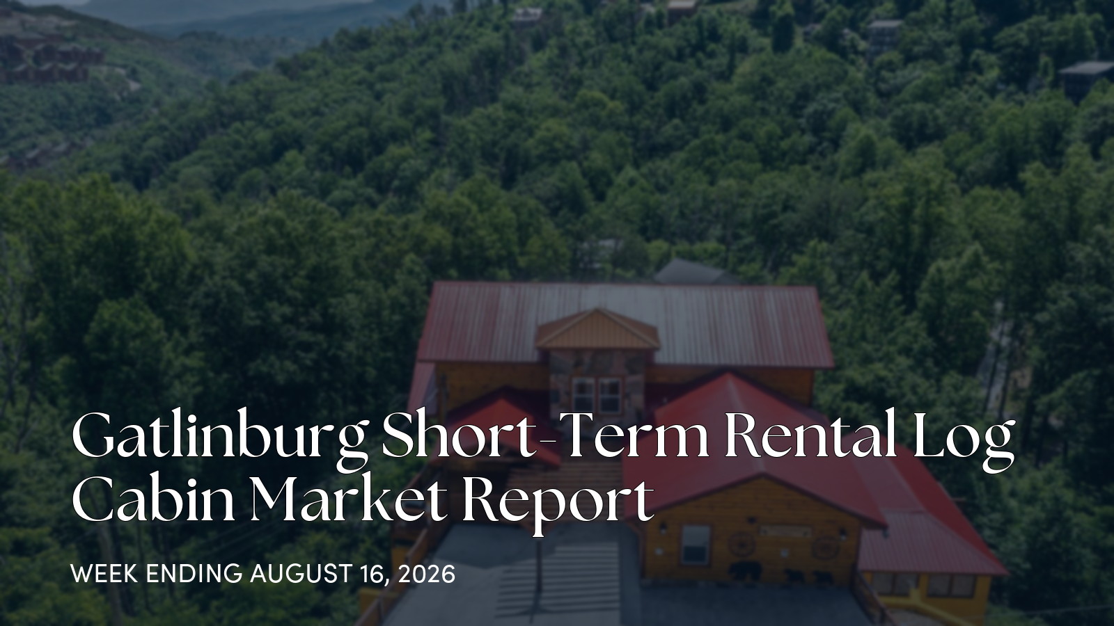 Gatlinburg Weekly Cabin Market Update: One New Chalet Village North Listing for the week ending August 16, 2026