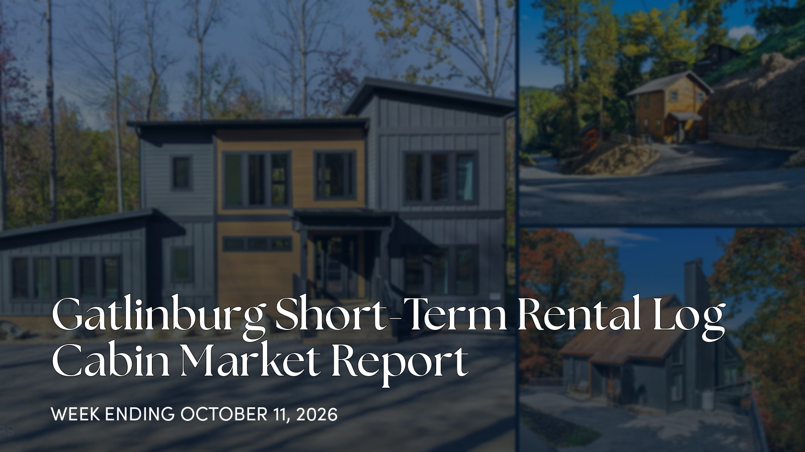 Gatlinburg Cabin Market Update: New Listings, One Closed Sale, and Active Price Cuts for the week ending October 11, 2026