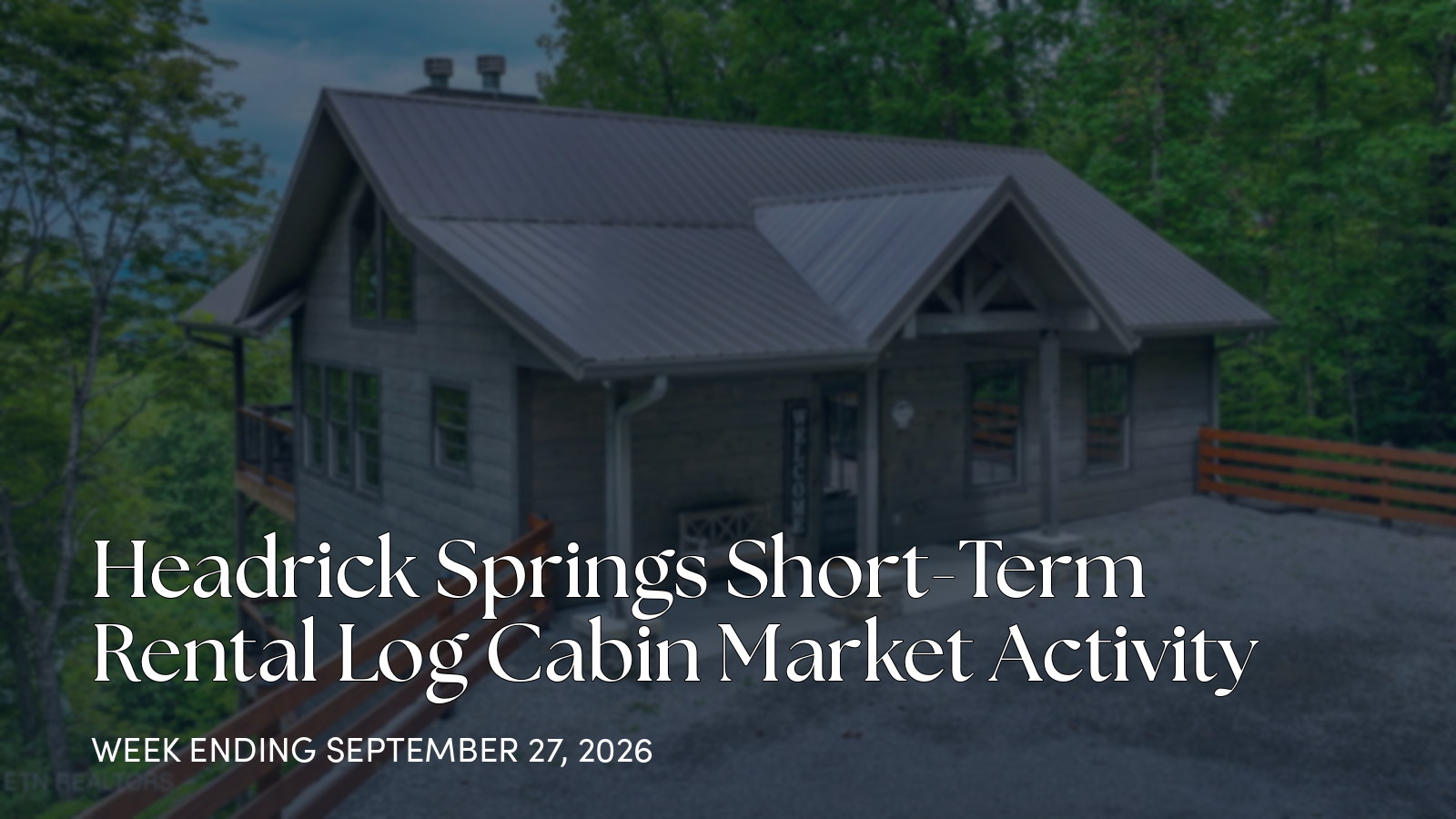 Headrick Springs Weekly Market Update: 1 Closed Sale for the week ending September 27, 2026