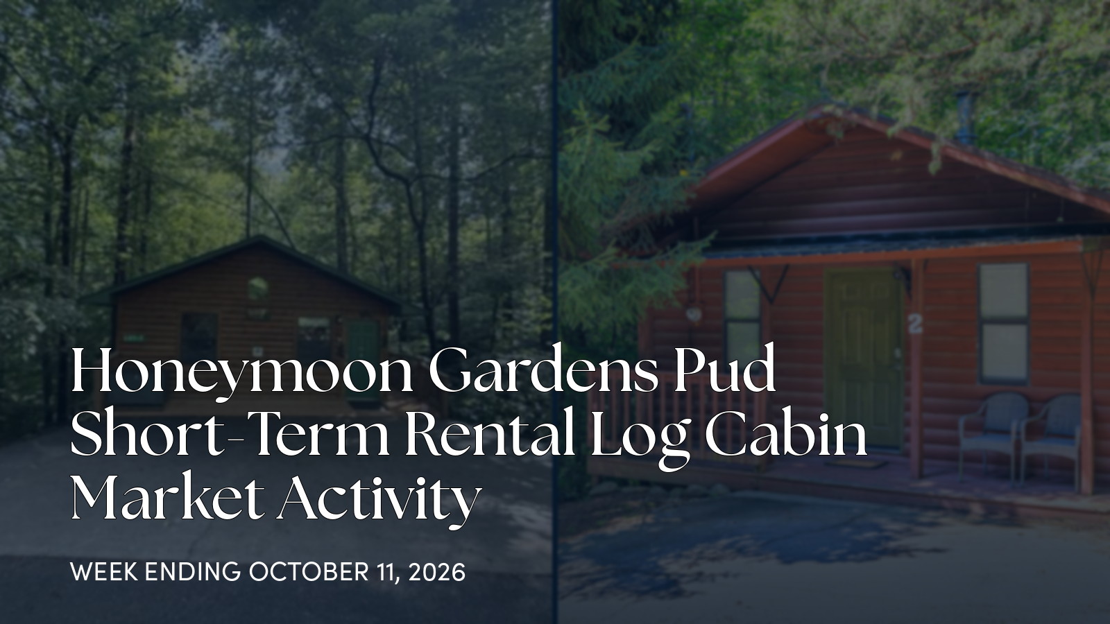 Honeymoon Gardens Pud Weekly Market Update for the week ending October 11, 2026