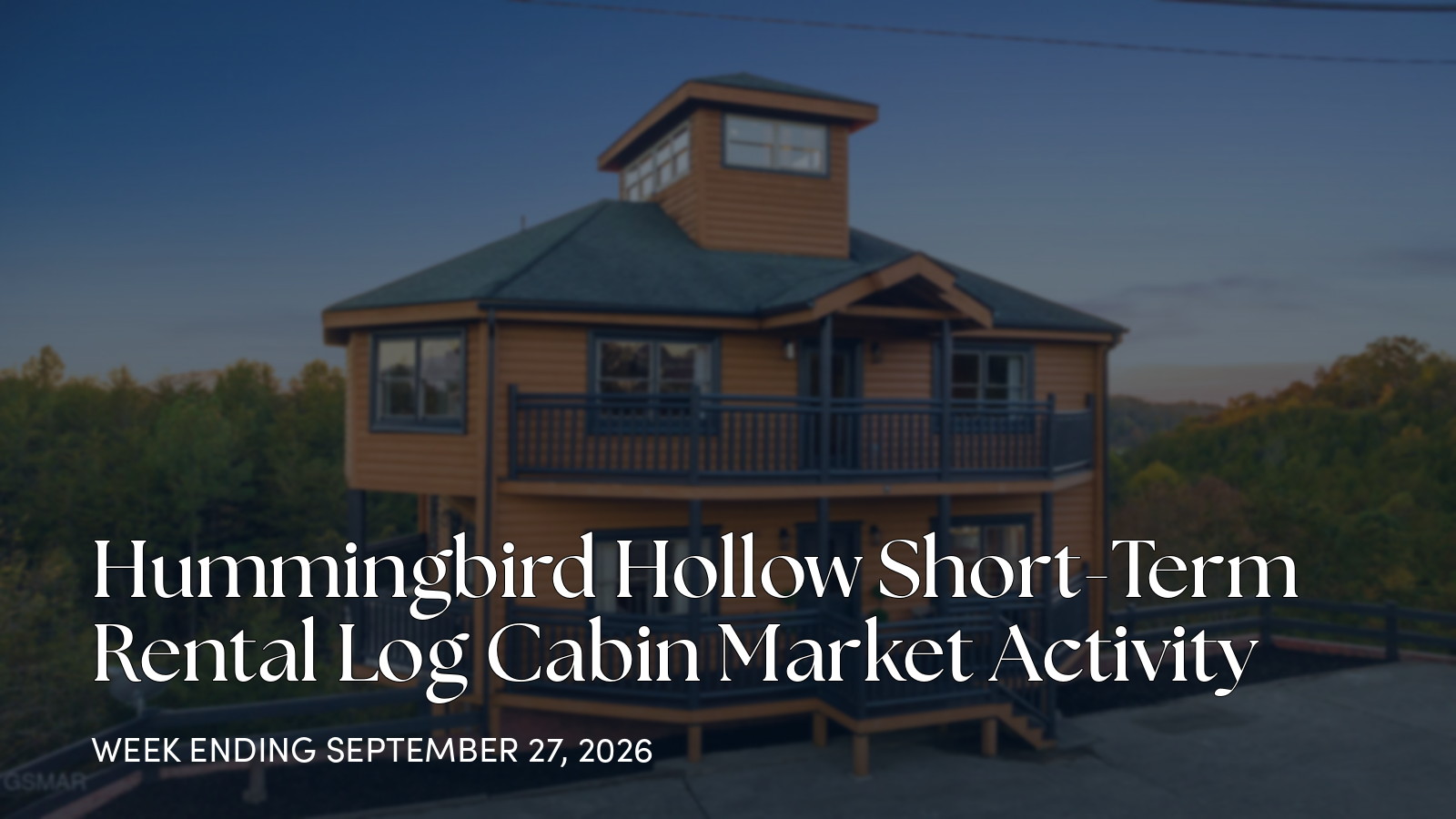 Hummingbird Hollow Weekly Market Update: 1 New Active Listing for the week ending September 27, 2026