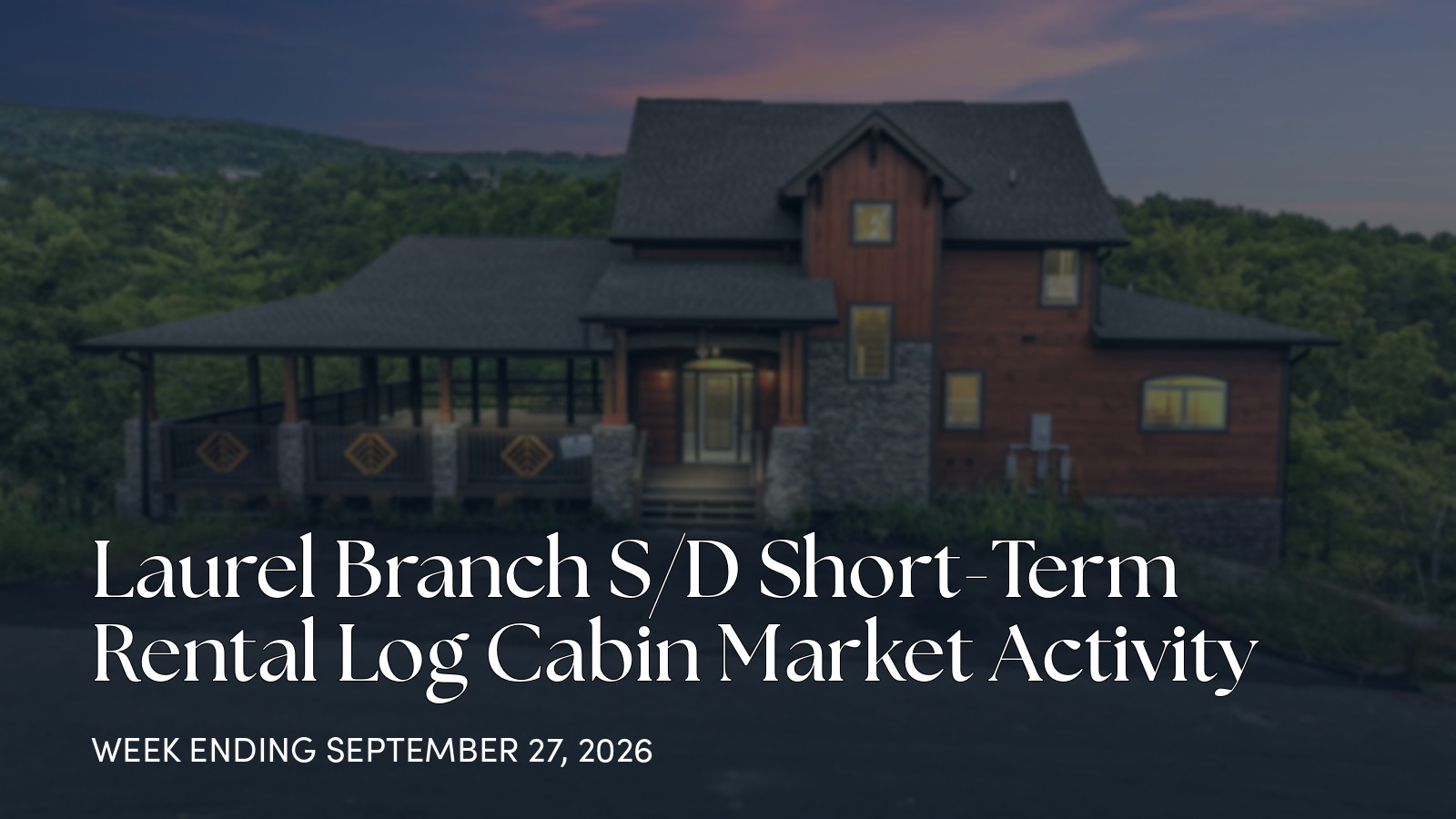 Laurel Branch S/D Weekly Market Update: 1 Price Change, 0 New Listings, 0 Pendings for the week ending September 27, 2026
