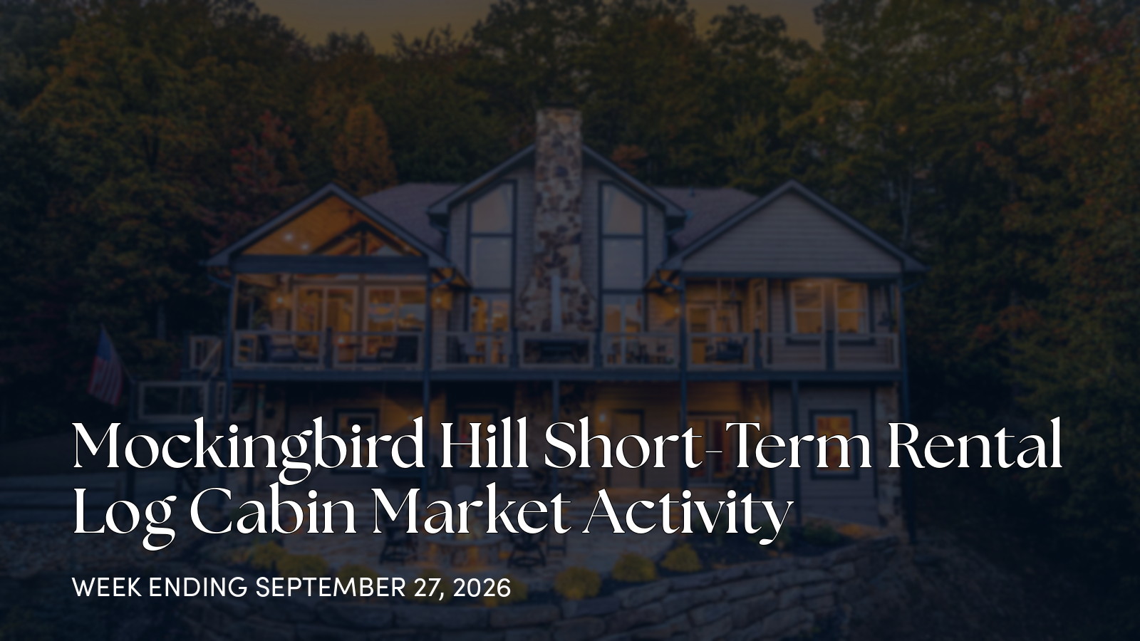 Mockingbird Hill Weekly Market Update: One Closed Sale in Sevierville for the week ending September 27, 2026